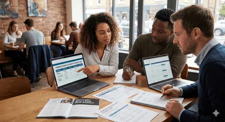 compare bank accounts bad credit